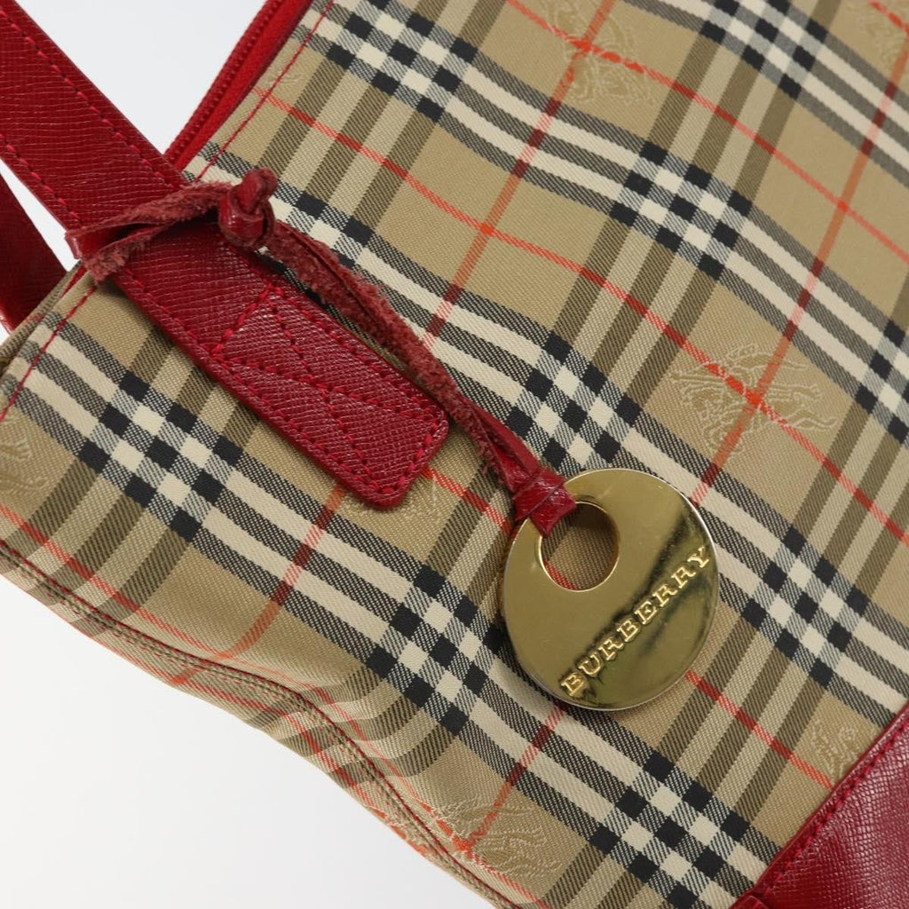 Burberry Nova Check Handbag Nova Check Canvas Beige Canvas Handbag