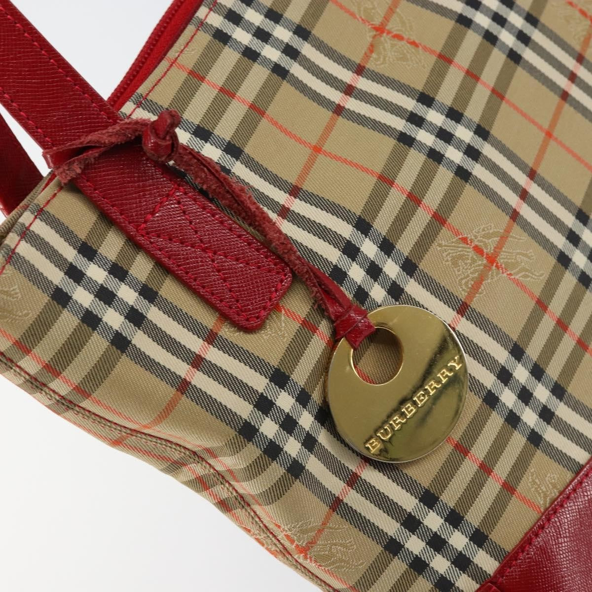 Burberry Nova Check Handbag Nova Check Canvas Beige Canvas Handbag