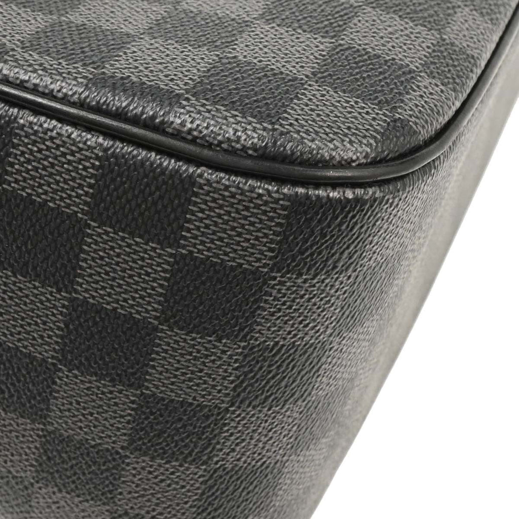 Louis Vuitton Jorn Briefcase Damier Graphite Black Canvas Briefcase Bag