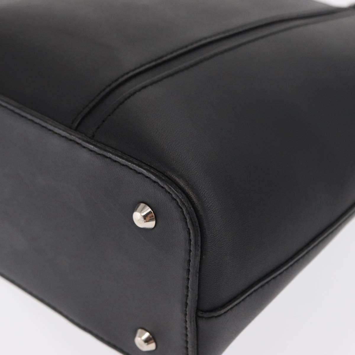 Burberry Vintage Handbag Leather Black Leather Handbag