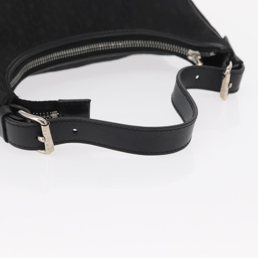 Celine Ava Bag Macadam Canvas Black Canvas Handbag