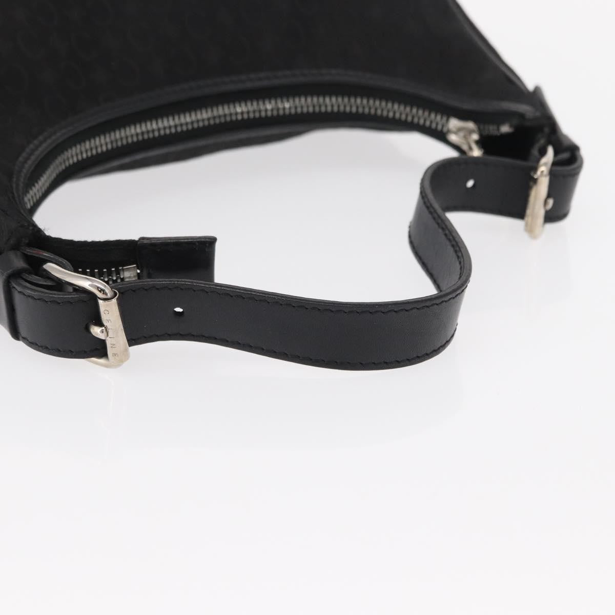 Celine Ava Bag Macadam Canvas Black Canvas Handbag