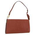 Louis Vuitton Pochette Accessoires Epi Leather Brown Leather Clutche & Pouche Bag