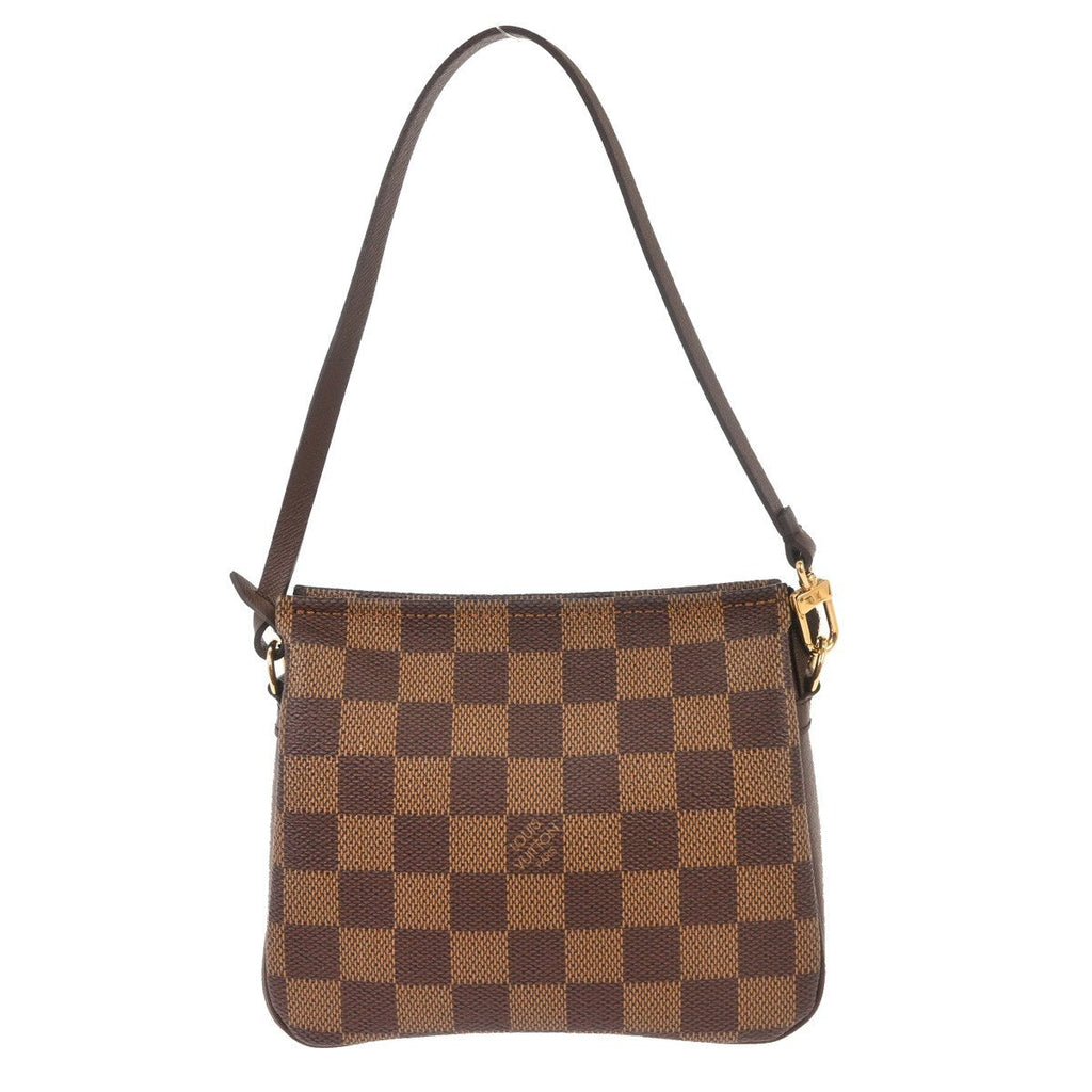 Louis Vuitton Trousse Make Up Bag Damier Canvas Brown Canvas Clutche & Pouche Bag