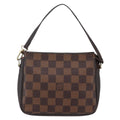 Louis Vuitton Trousse Make Up Bag Damier Canvas Brown Canvas Clutche & Pouche Bag