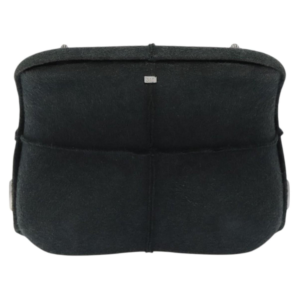 Chanel Millennium Shoulder Bag Felt Gray Synthetic Shoulder Bag Bag