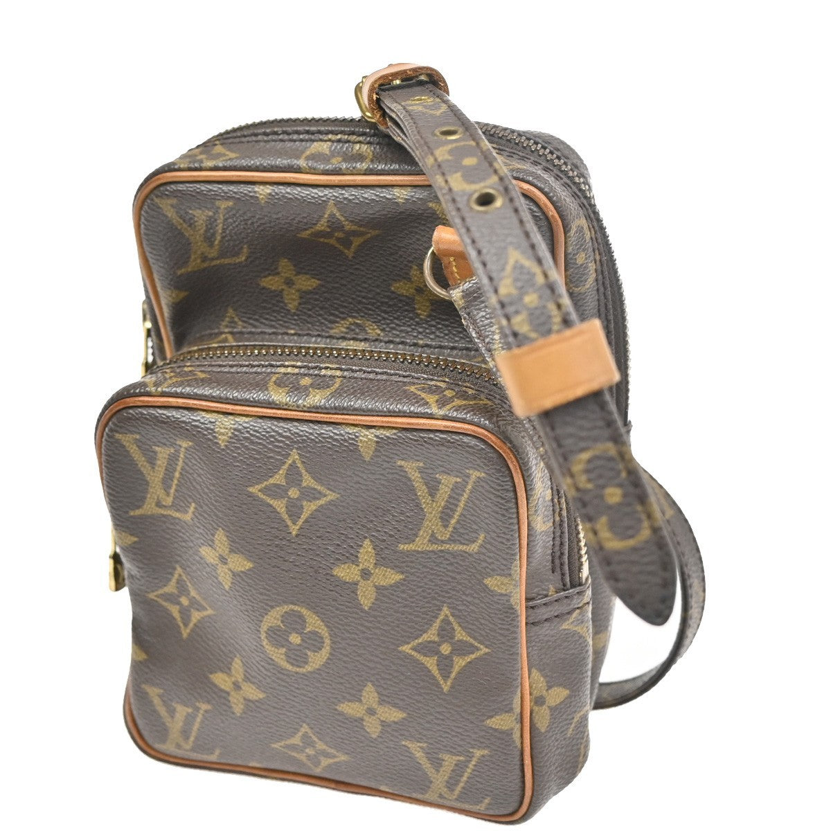 Louis Vuitton Amazone Bag Monogram Canvas Brown Canvas Shoulder Bag