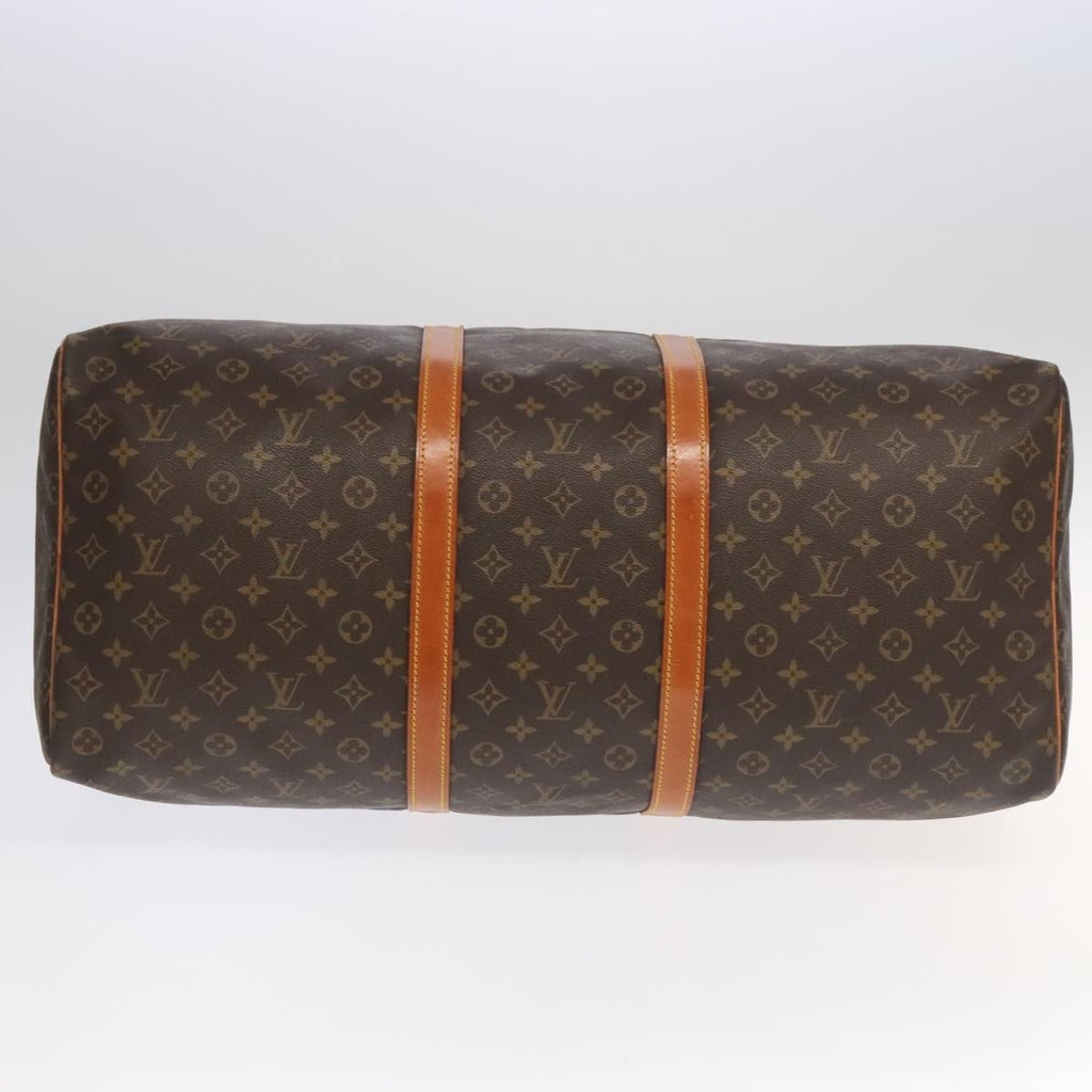 Louis Vuitton Keepall Bag Monogram Canvas Brown Canvas Travel Bag