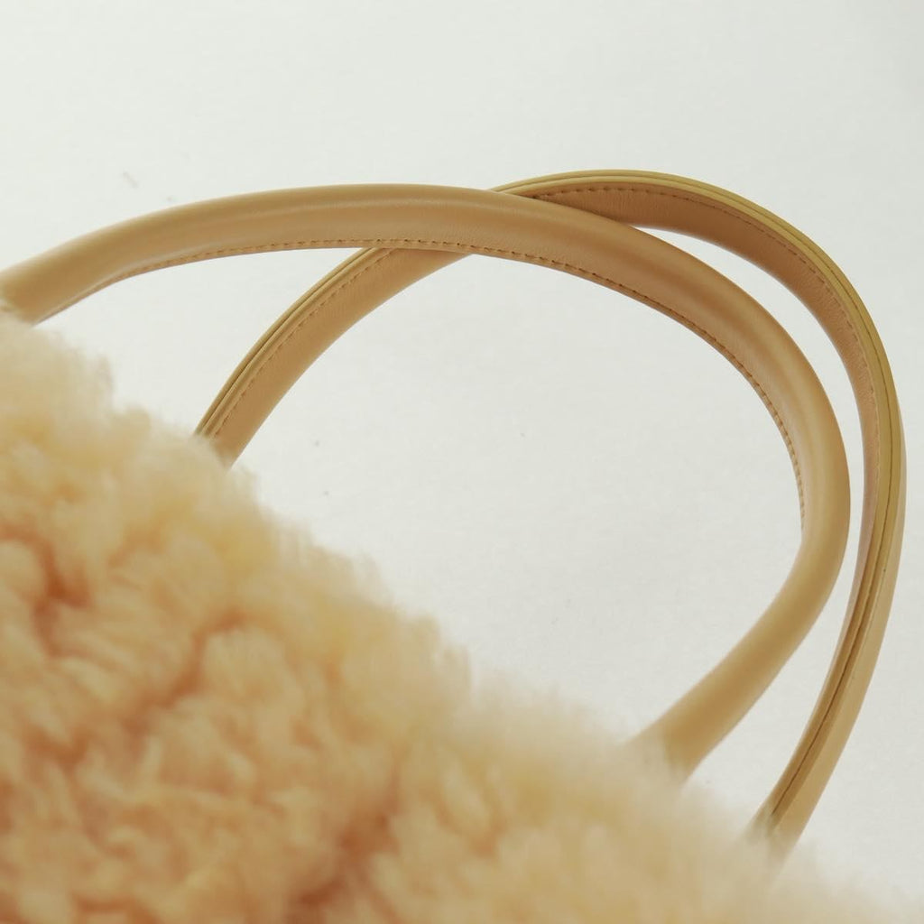 Bottega Veneta Arco Tote Intrecciato Shearling Yellow Leather Tote Bag Bag