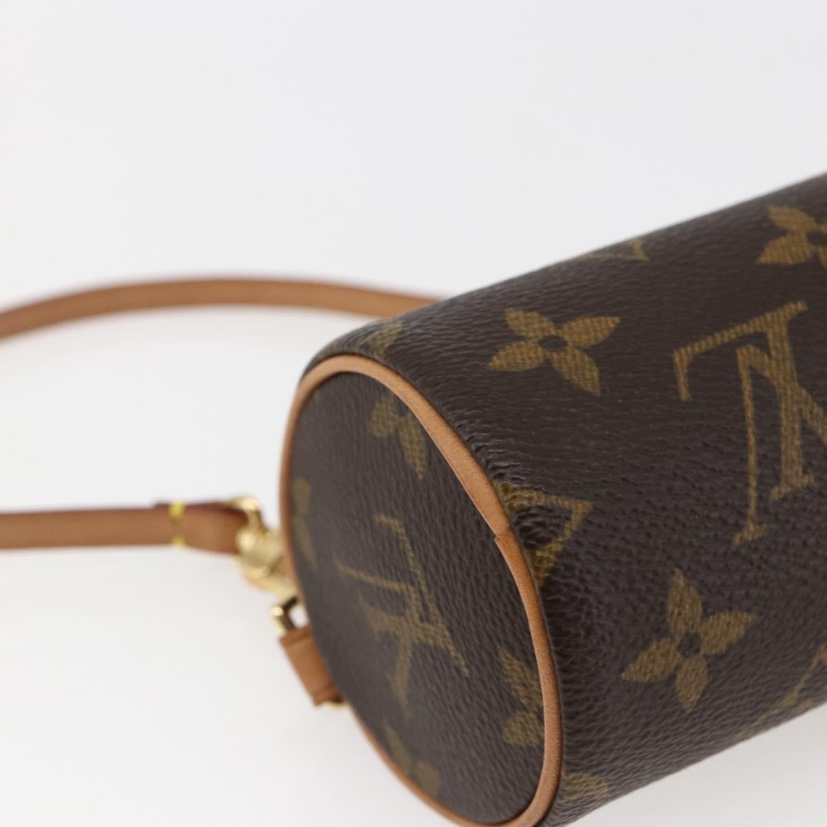 Louis Vuitton Papillon Pochette Monogram Canvas Brown Canvas Clutche & Pouche Bag