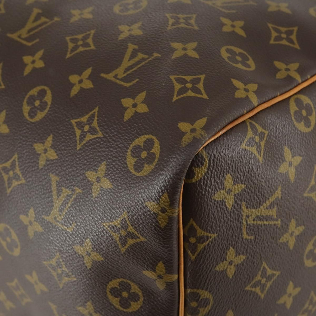 Louis Vuitton Keepall Bag Monogram Canvas Brown Canvas Travel Bag