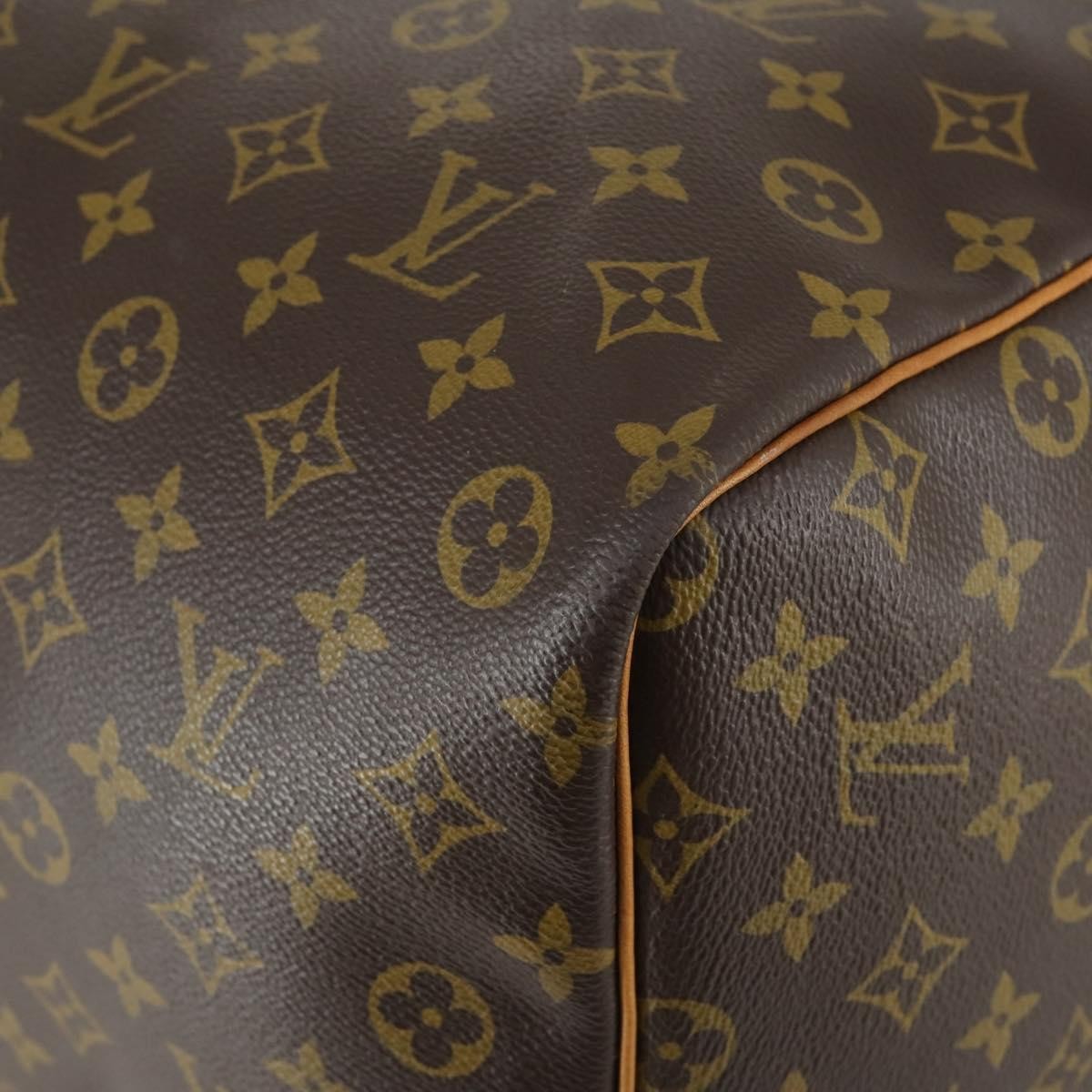 Louis Vuitton Keepall Bag Monogram Canvas Brown Canvas Travel Bag