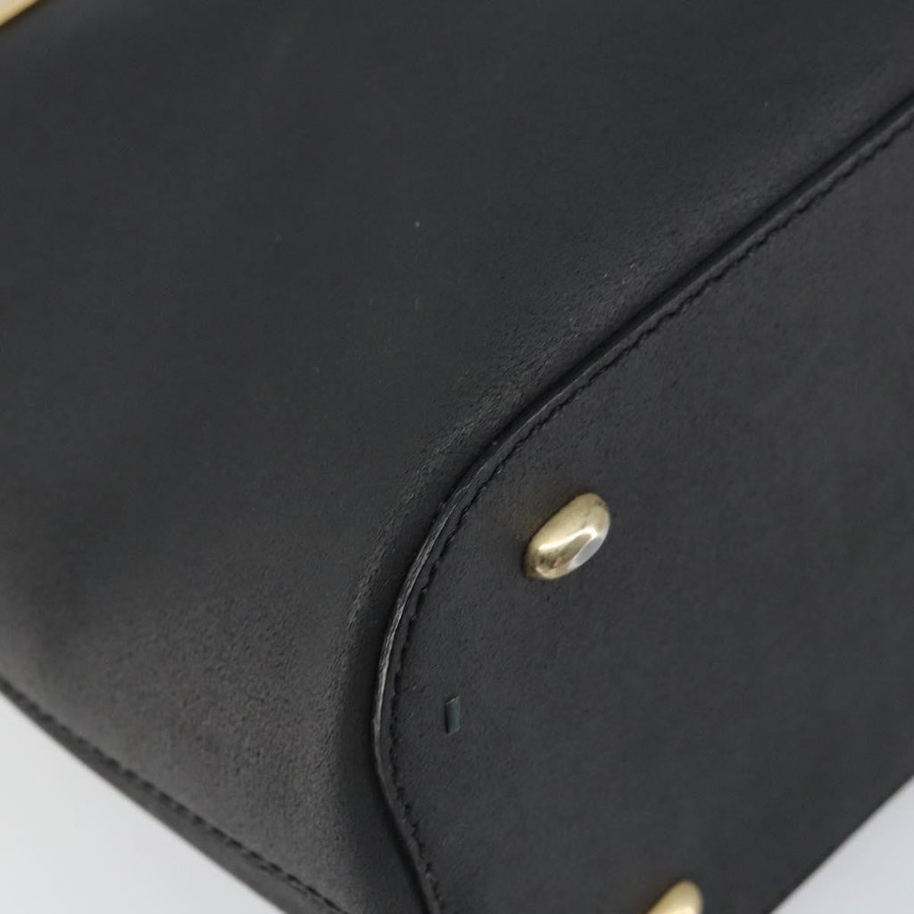 Celine Handbag Leather Black Leather Handbag