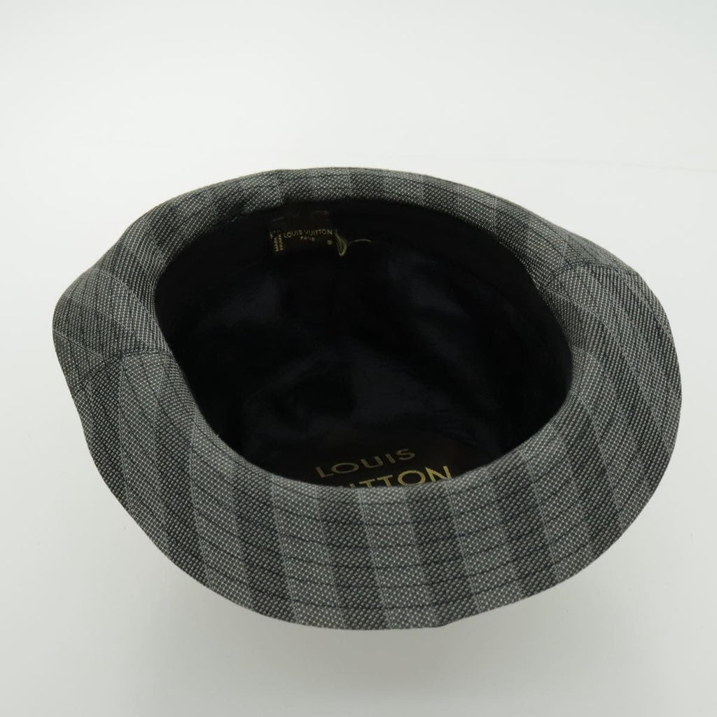 Louis Vuitton Lv Graphical Hat Cotton Gray Cotton Head Accessory Accessory