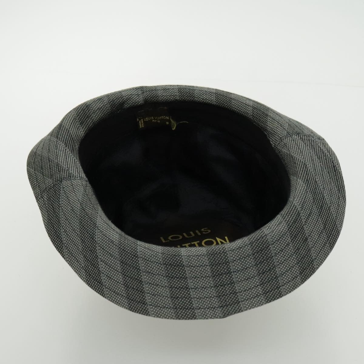 Louis Vuitton Lv Graphical Hat Cotton Gray Cotton Head Accessory Accessory