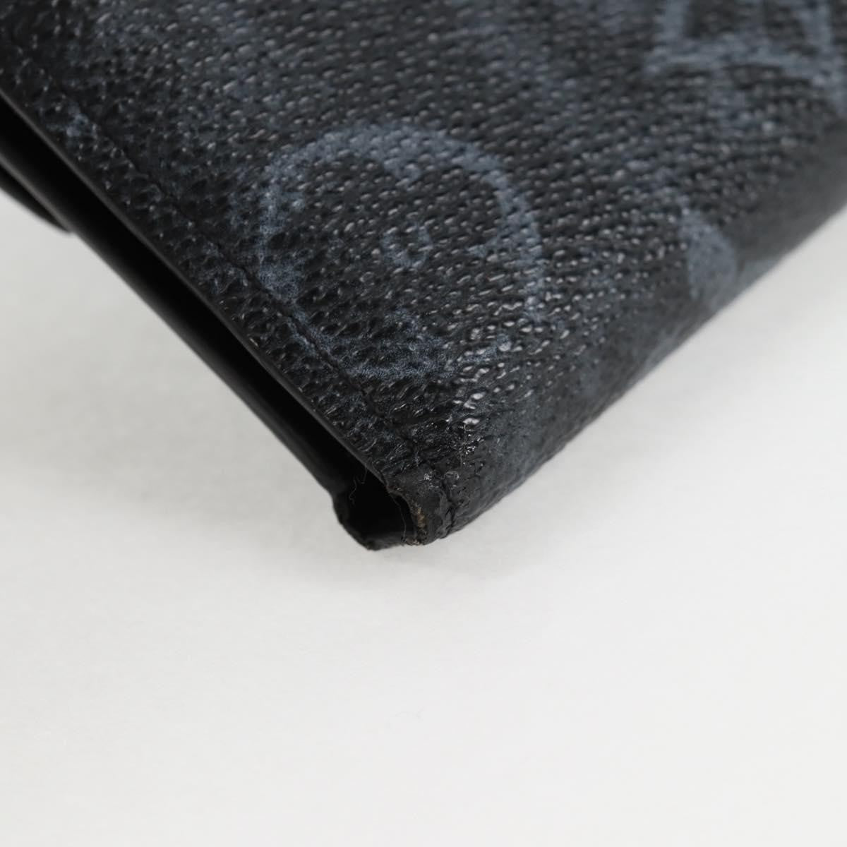 Louis Vuitton Cross Card Holder Limited Edition Monogram Pastel Noir Black Canvas Clutche & Pouche Bag