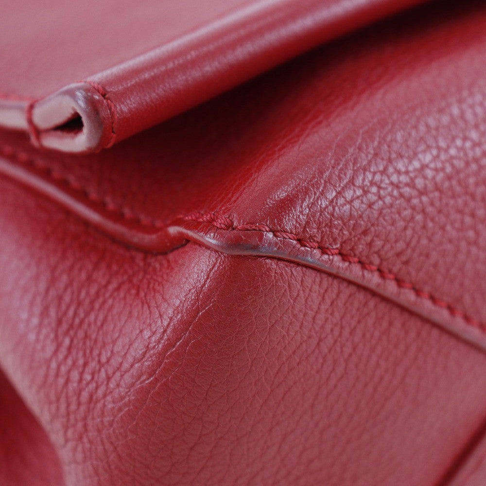Louis Vuitton Lockme Ii Handbag Leather Red Leather Shoulder Bag