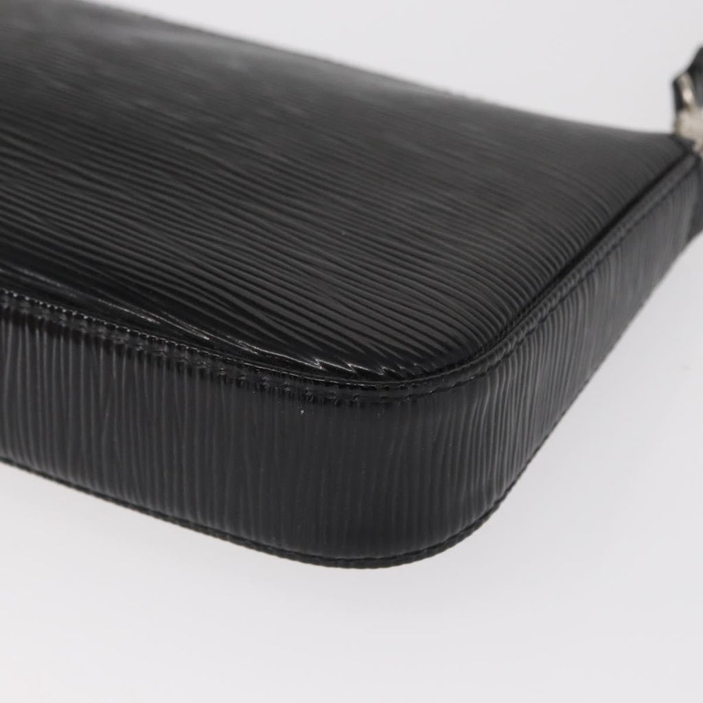 Louis Vuitton Pochette Accessoires Nm Electric Epi Leather Black Leather Clutche & Pouche Bag