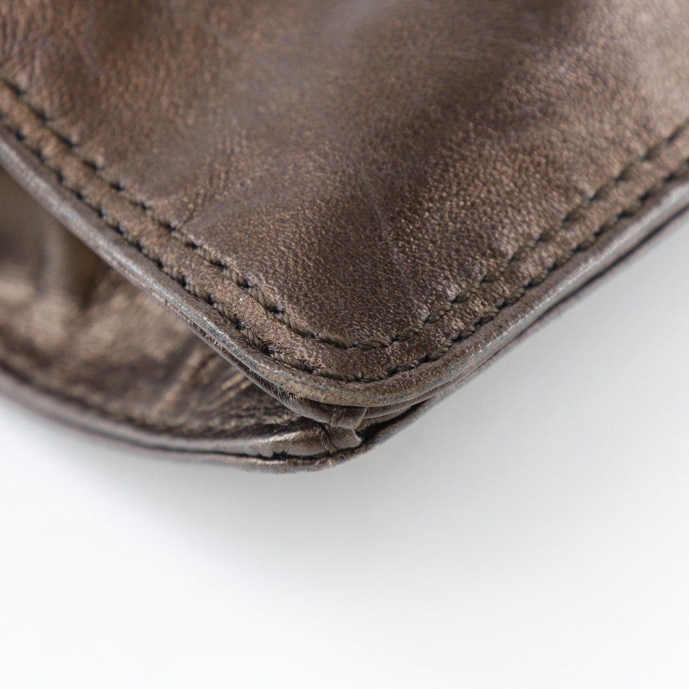 Chanel Vintage Shoulder Bag Leather Brown Leather Shoulder Bag Bag