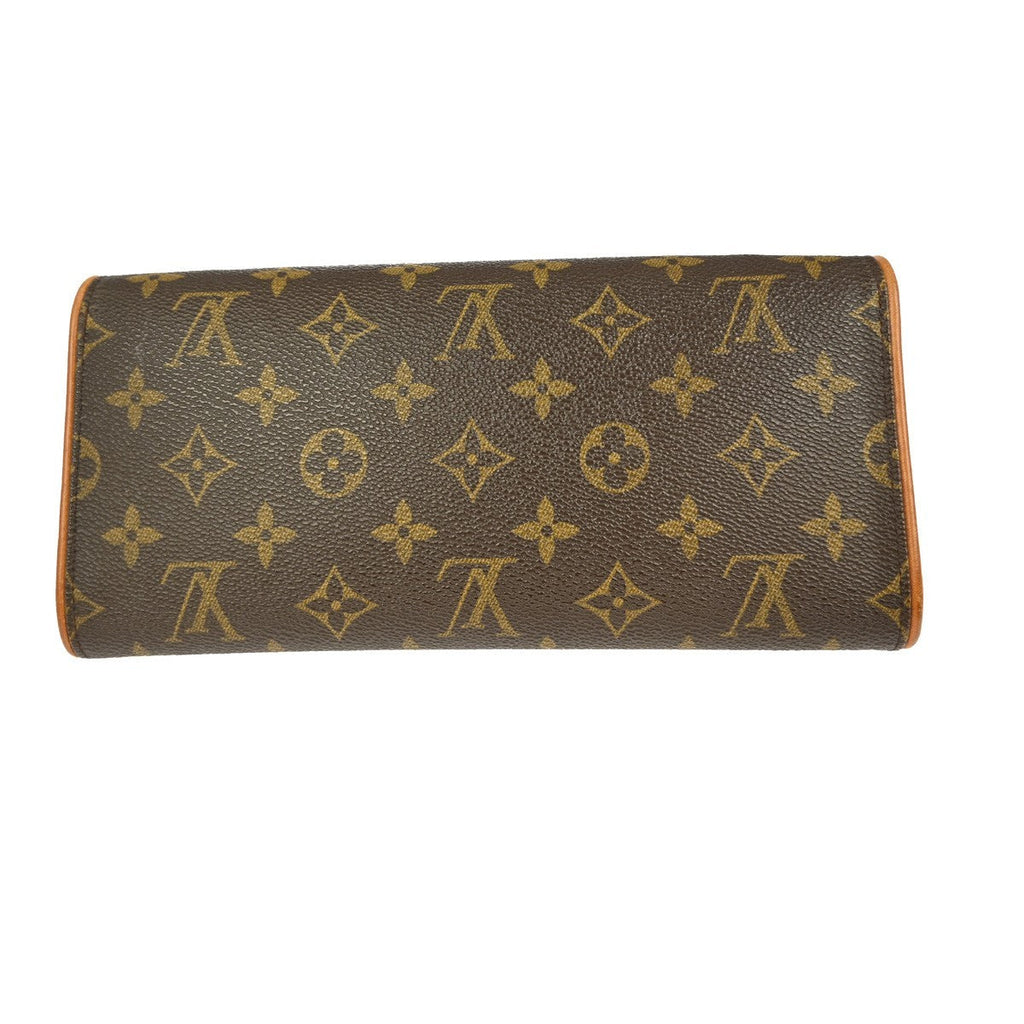 Louis Vuitton Twin Handbag Monogram Canvas Brown Canvas Shoulder Bag