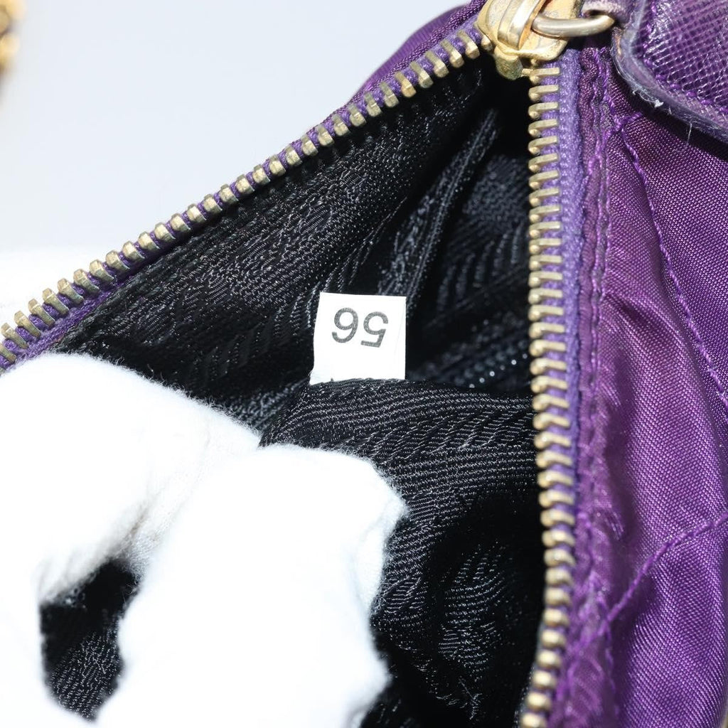 Prada Re-Edition 1995 Chain Tote Quilted Re-Nylon Purple Nylon Shoulder Bag Bag