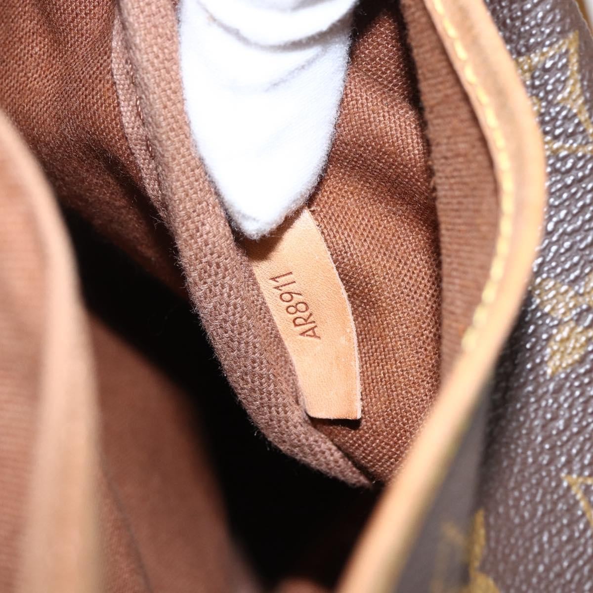 Louis Vuitton Saumur Handbag Monogram Canvas Brown Canvas Shoulder Bag