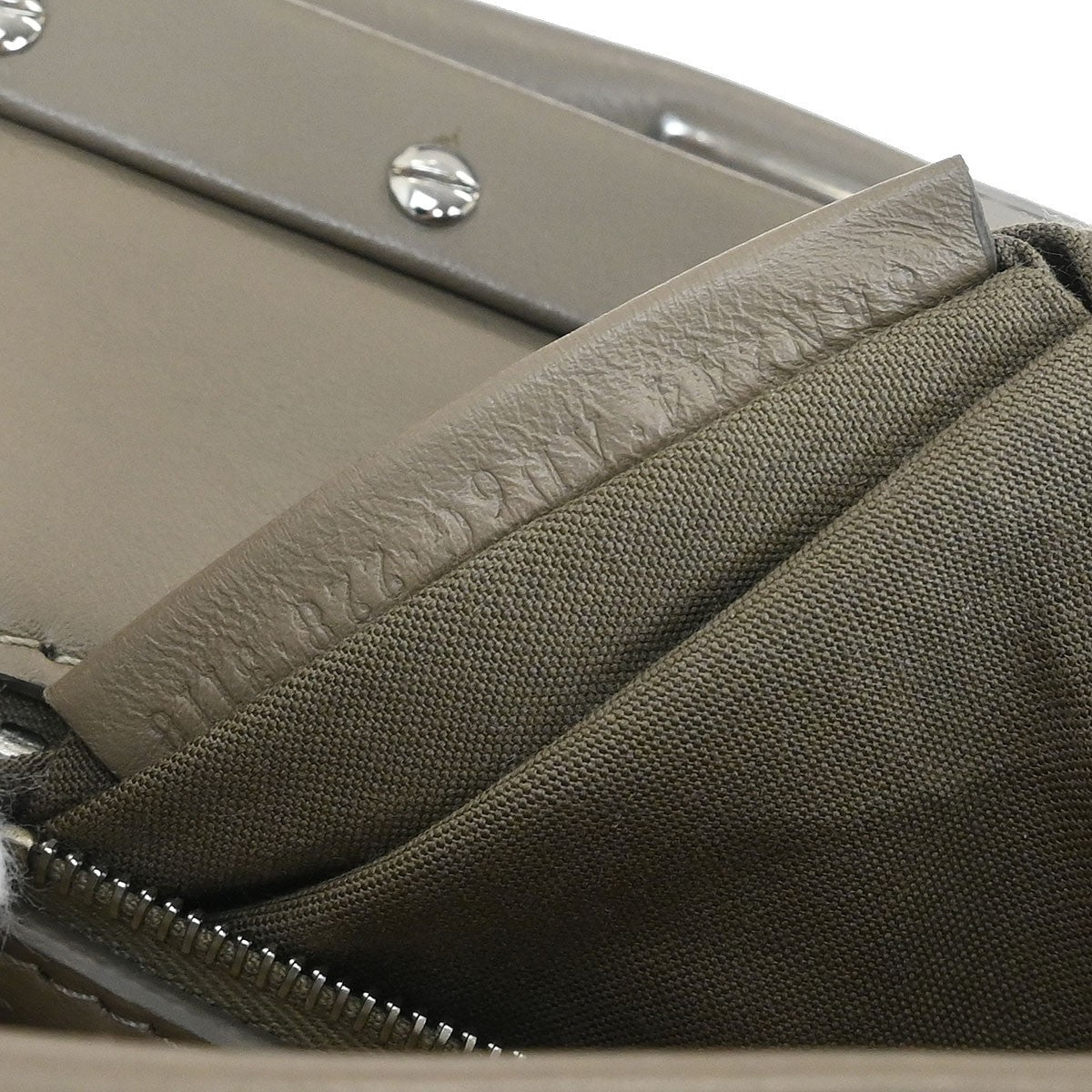 Fendi Peekaboo Bag Leather Gray Leather Handbag