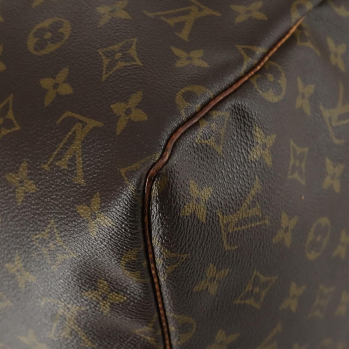 Louis Vuitton Keepall Bag Monogram Canvas Brown Canvas Travel Bag