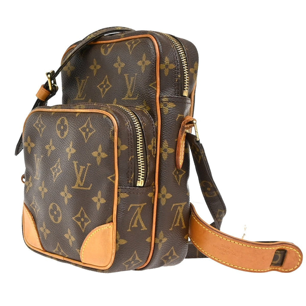 Louis Vuitton Amazone Bag Monogram Canvas Brown Canvas Shoulder Bag