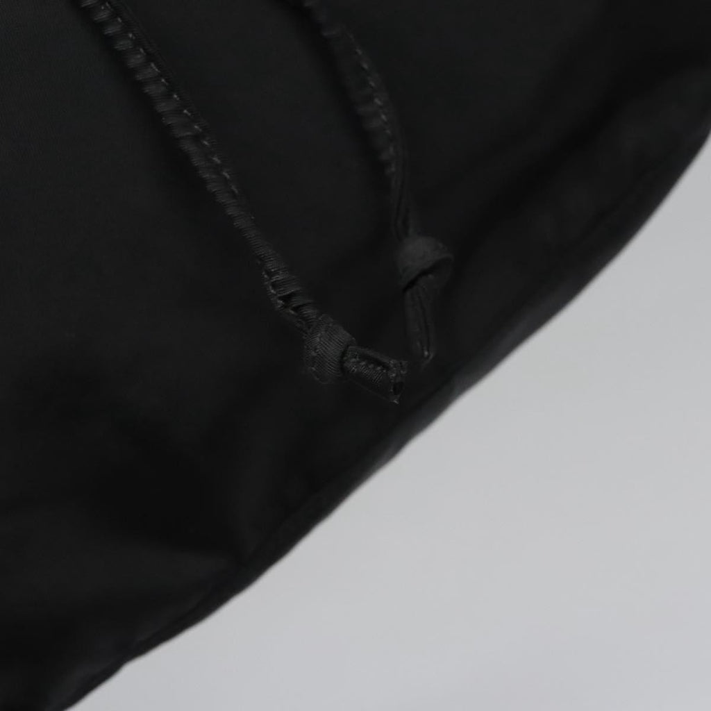 Prada Flap Drawstring Backpack Tessuto Black Nylon Backpack Bag