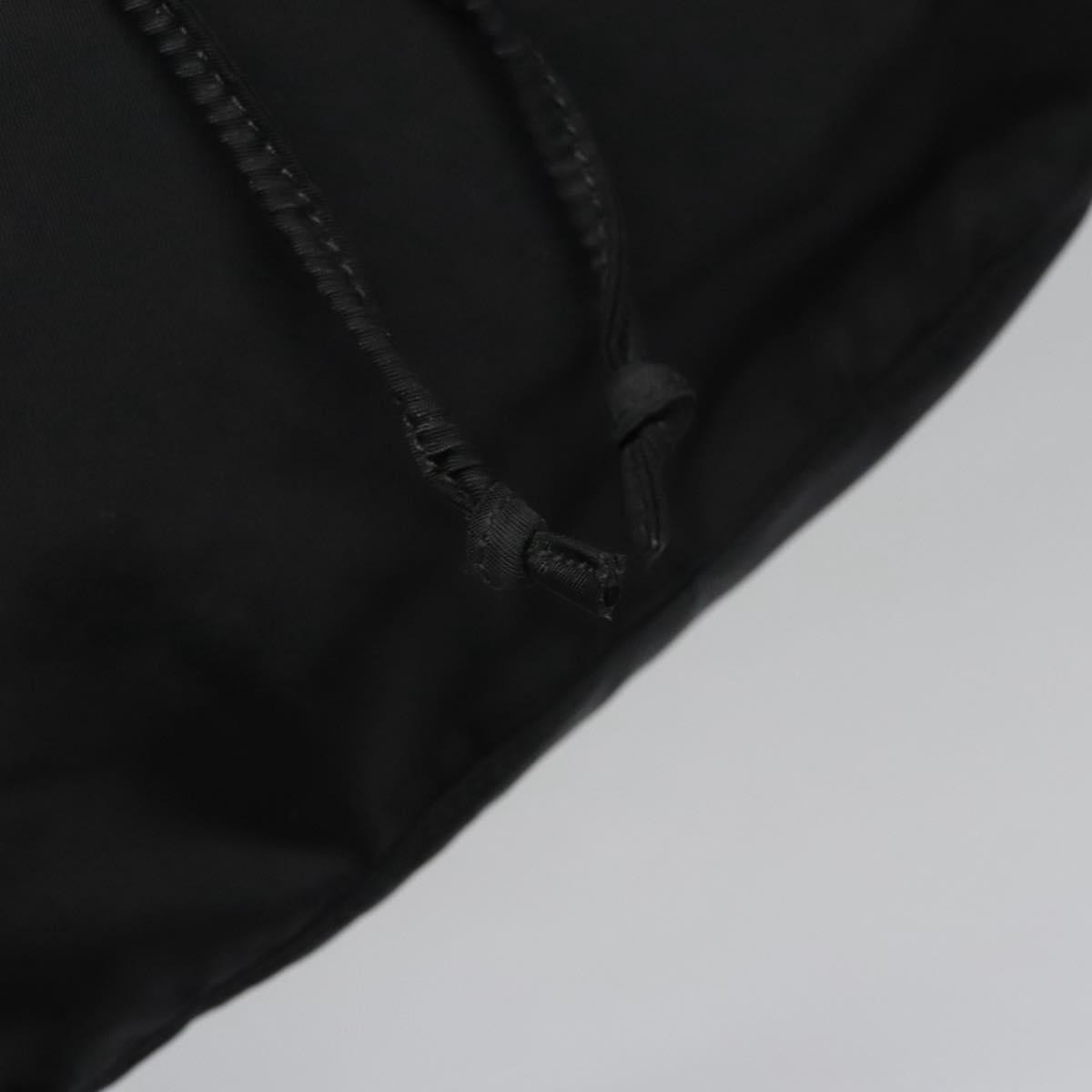 Prada Flap Drawstring Backpack Tessuto Black Nylon Backpack Bag