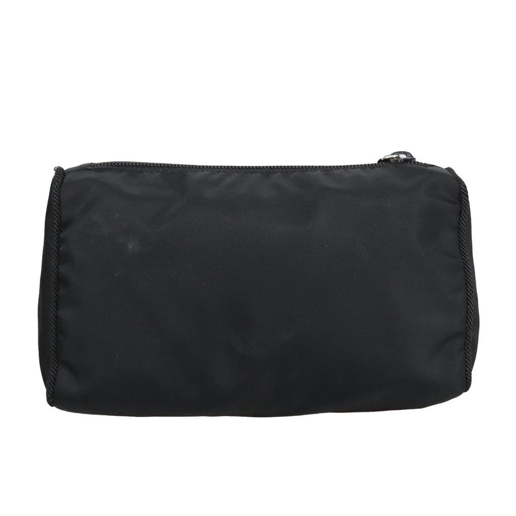 Prada Toiletry Pouch Tessuto Black Nylon Clutche & Pouche Bag