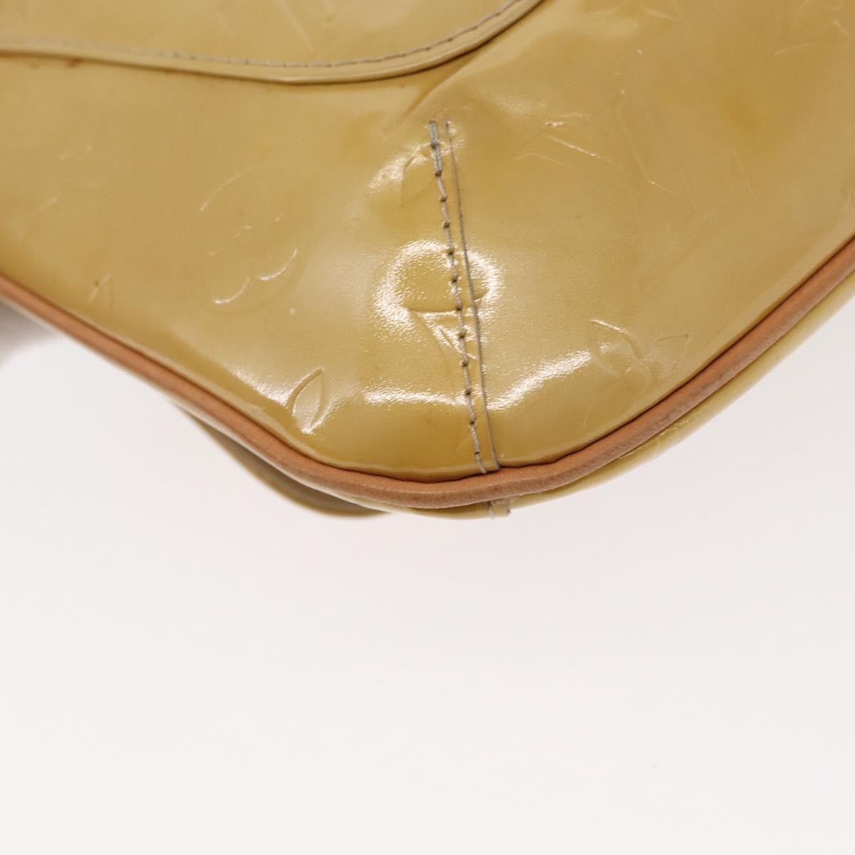 Louis Vuitton Thompson Street Handbag Monogram Vernis Beige Patent_Leather Shoulder Bag