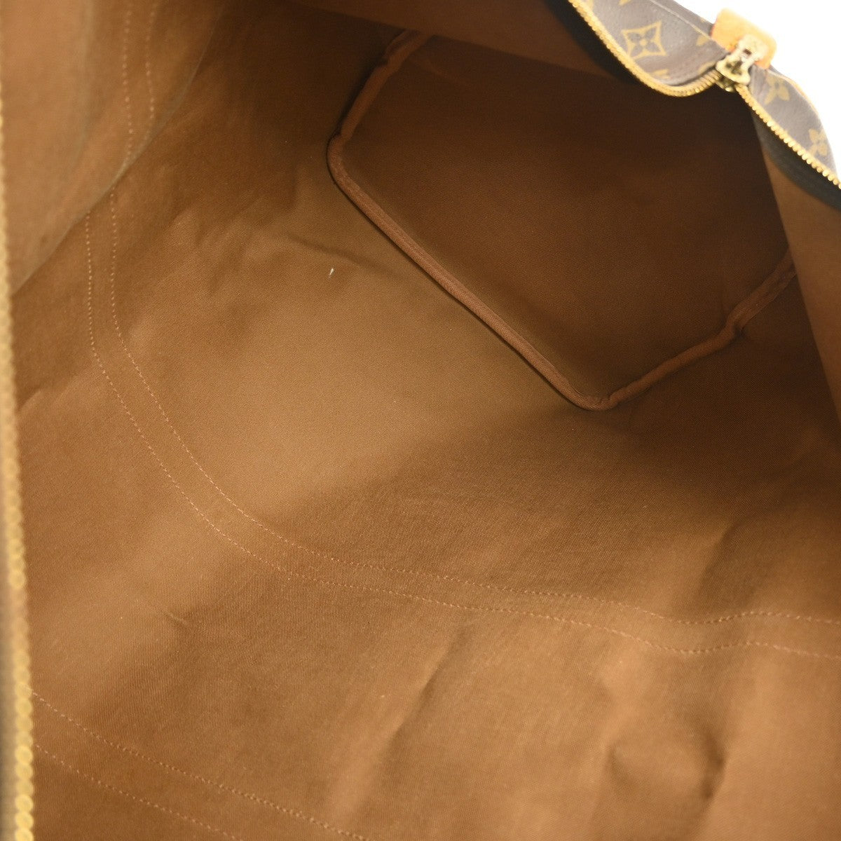 Louis Vuitton Keepall Bag Monogram Canvas Brown Canvas Travel Bag