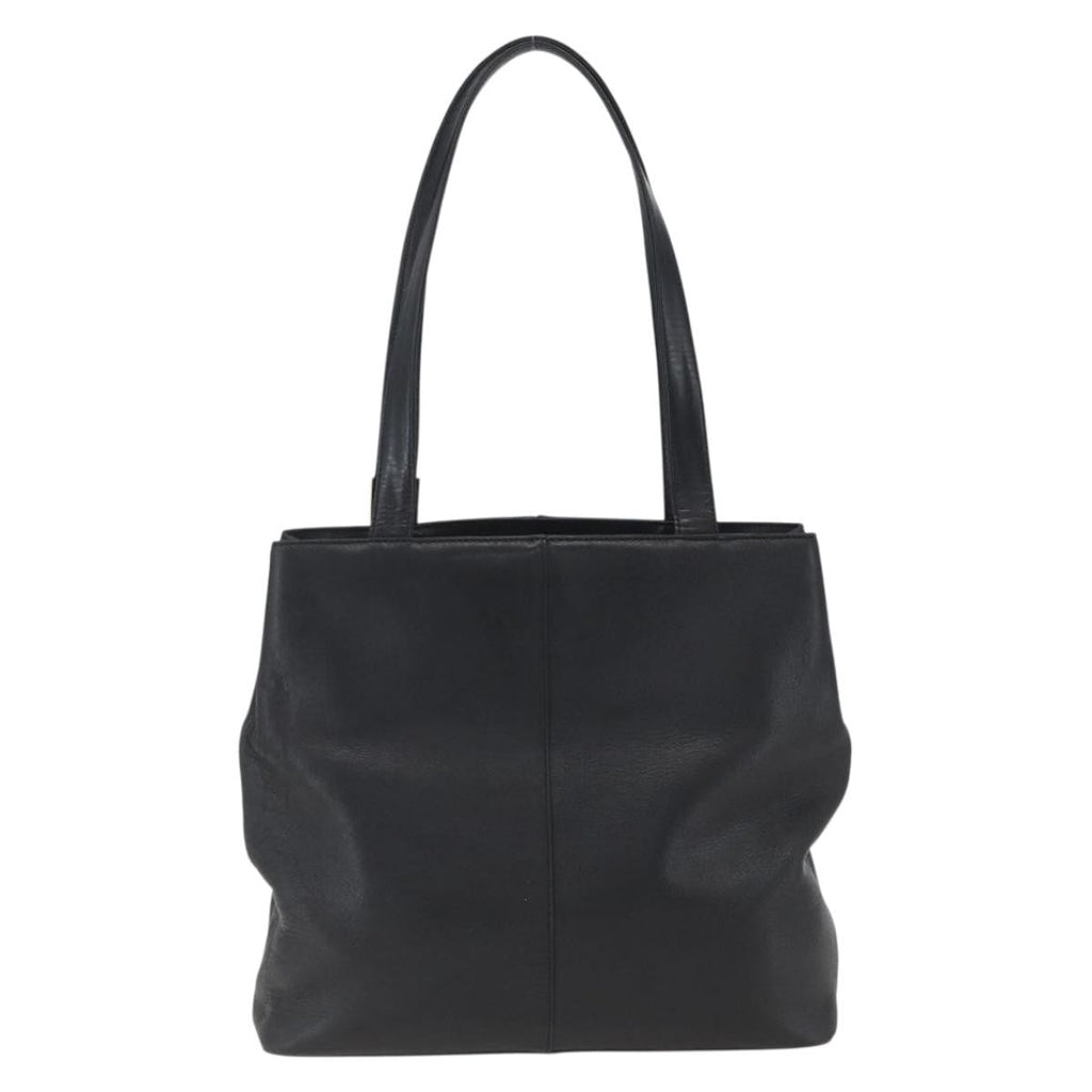 Burberry Vintage Tote Bag Leather Black Leather Tote Bag
