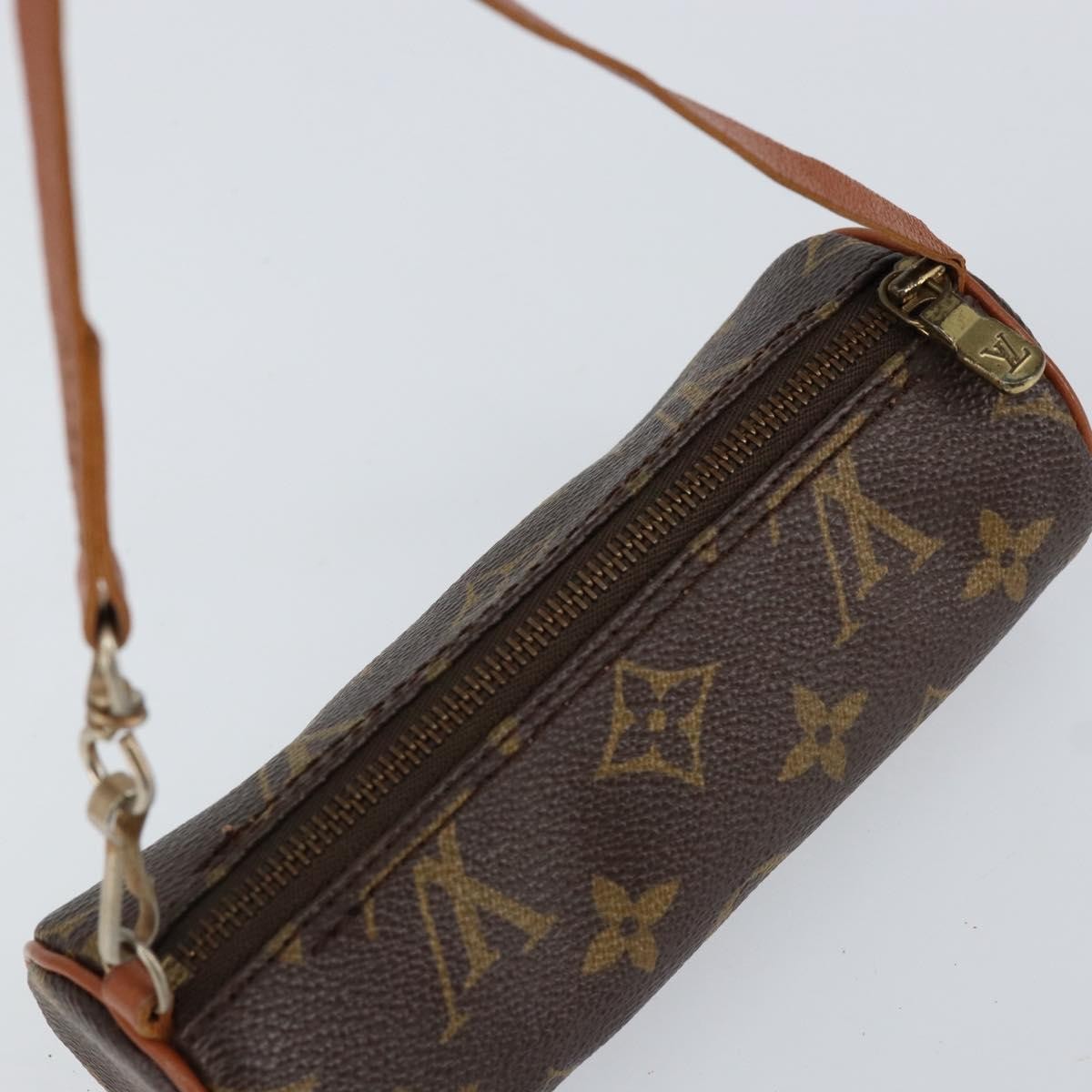 Louis Vuitton Papillon Pochette Monogram Canvas Brown Canvas Clutche & Pouche Bag