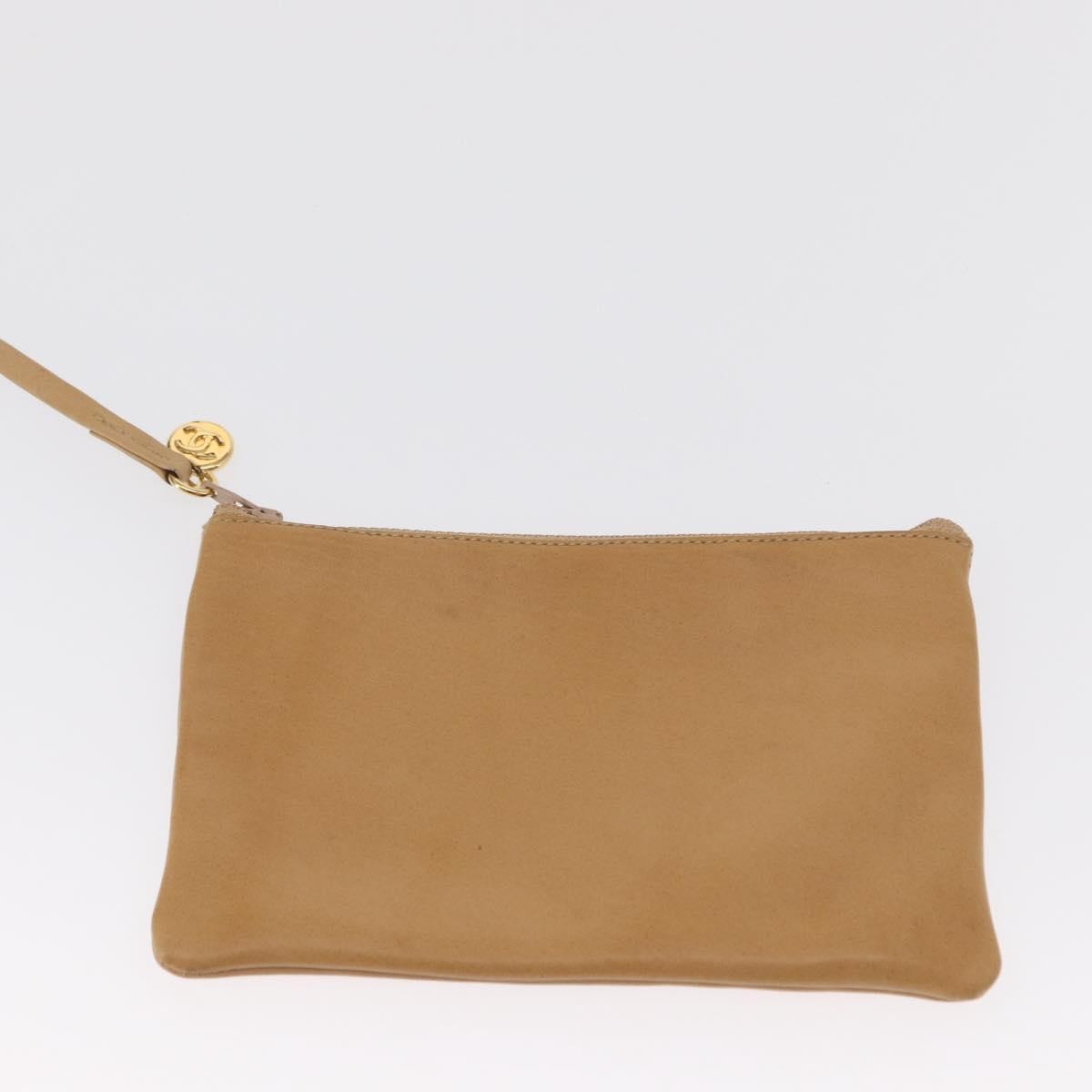 Chanel Gabrielle Drawstring Bag Quilted Calfskin Beige Leather Shoulder Bag Bag