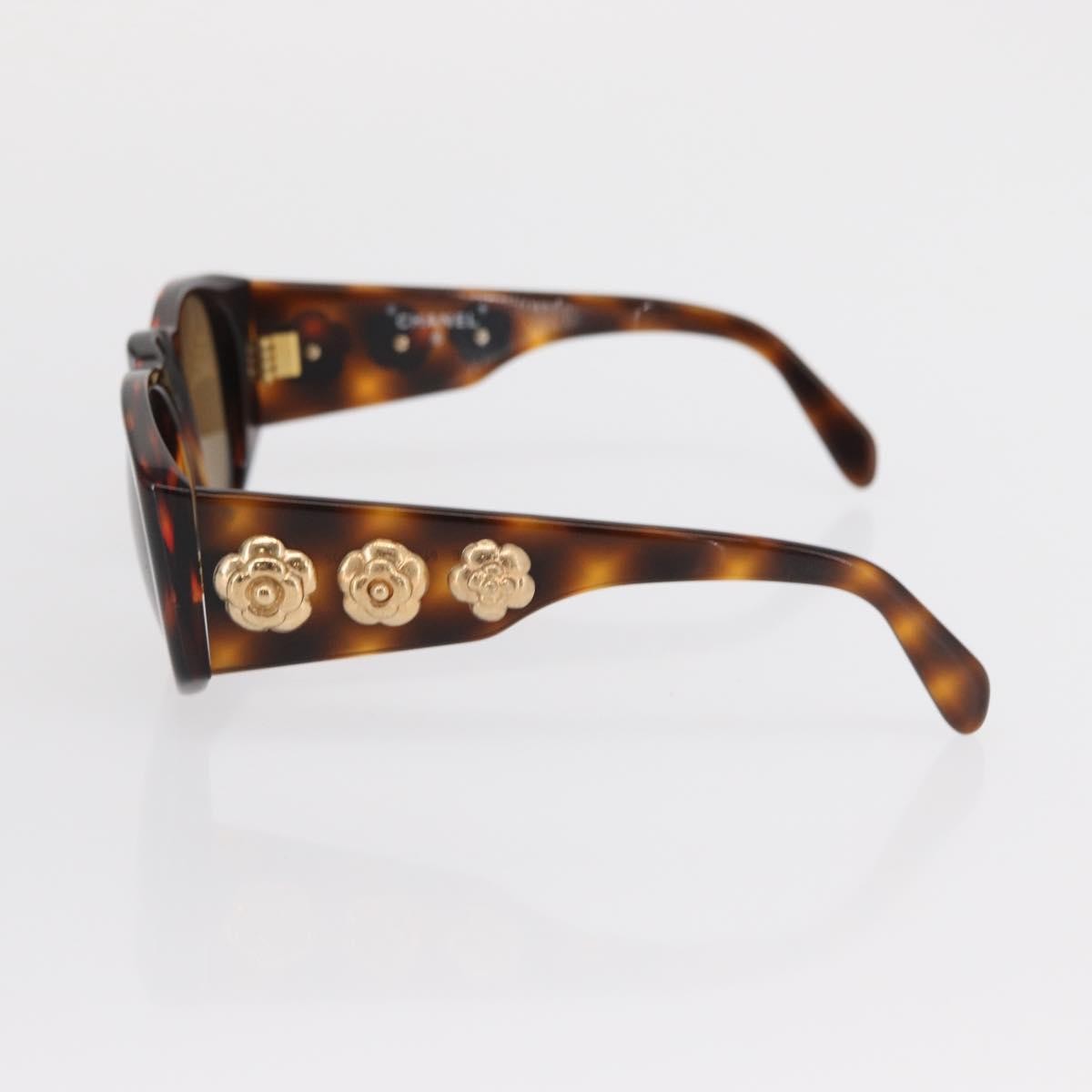 Chanel Camélia Sunglasses Plastic Brown Plastic Sunglasse Accessory