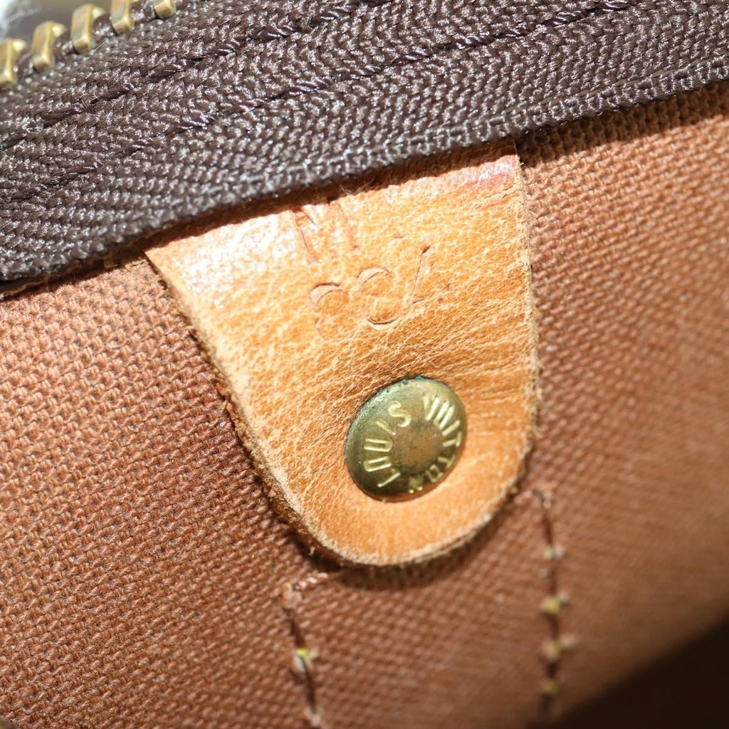 Louis Vuitton Keepall Bag Monogram Canvas Brown Canvas Travel Bag