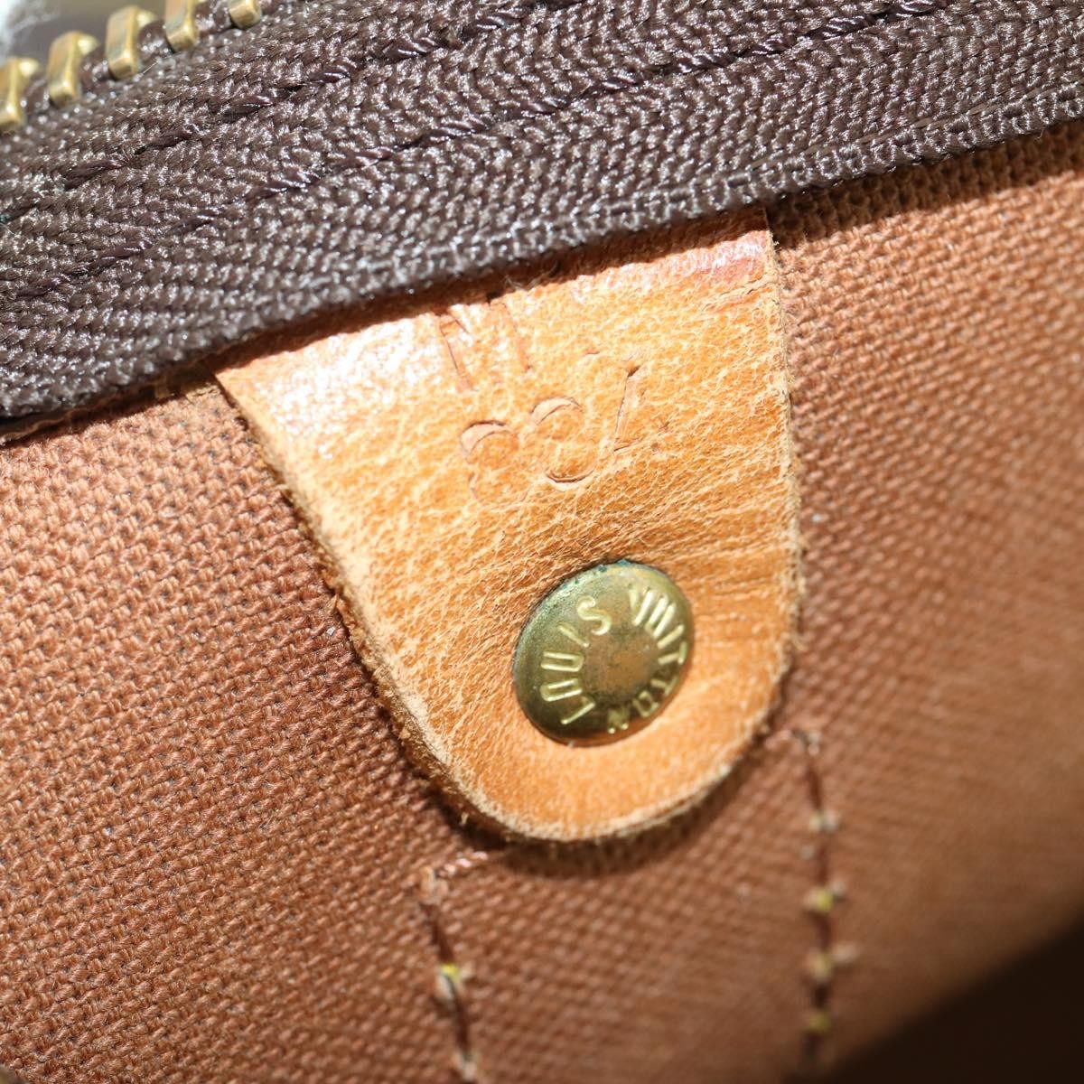 Louis Vuitton Keepall Bag Monogram Canvas Brown Canvas Travel Bag