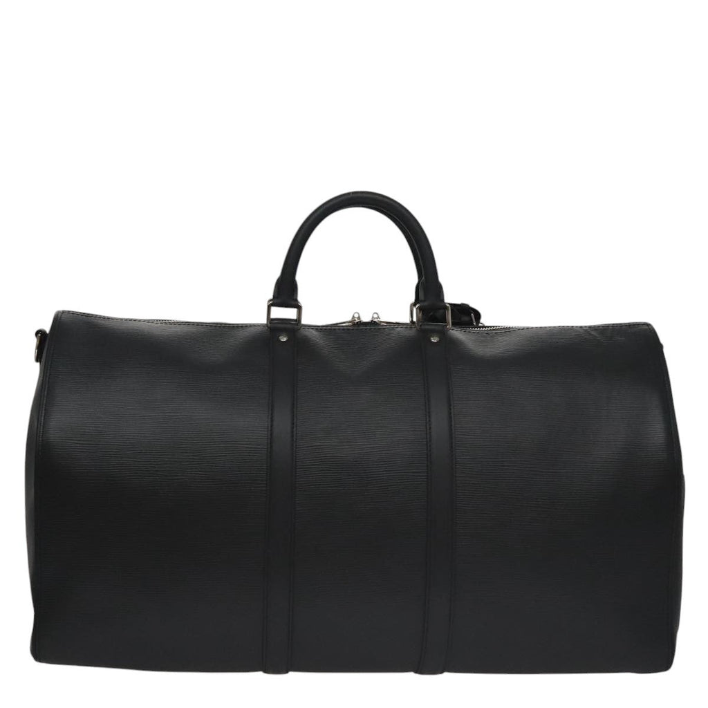 Louis Vuitton Keepall Bandouliere Bag Limited Edition Supreme Epi Leather Black Leather Bag