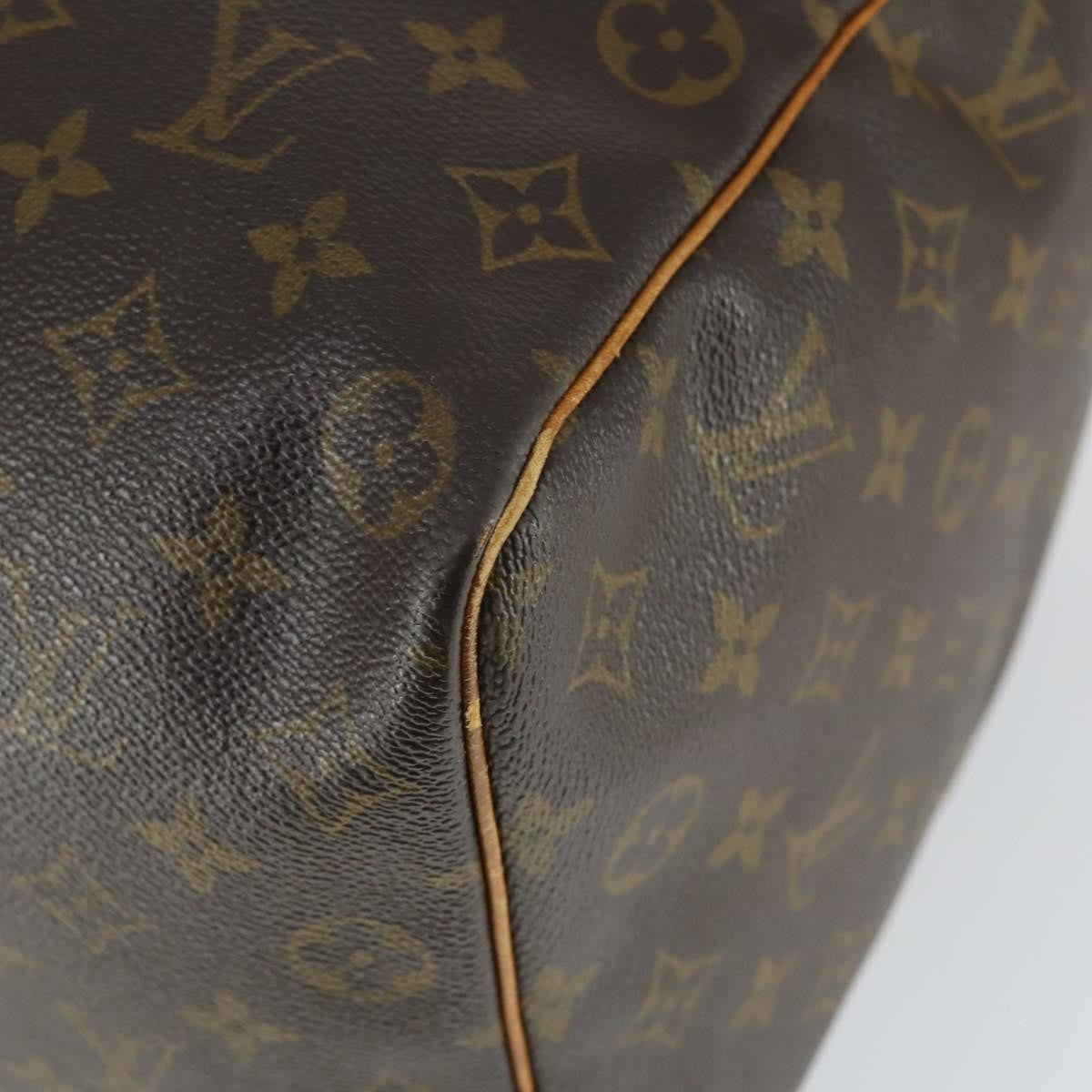 Louis Vuitton Keepall Bag Monogram Canvas Brown Canvas Travel Bag