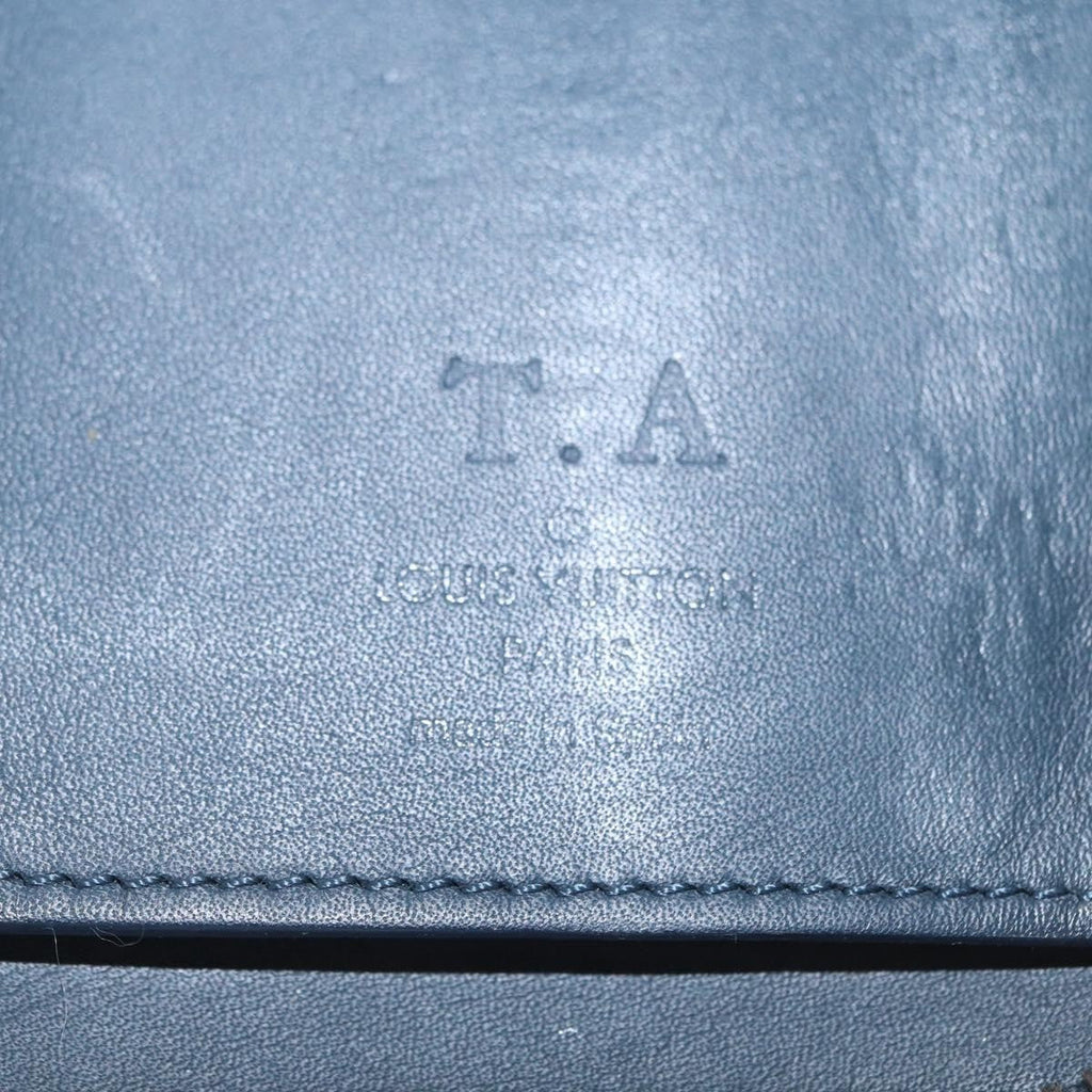 Louis Vuitton Zippy Wallet Vertical Damier Infini Leather Navy Leather Wallets Accessory
