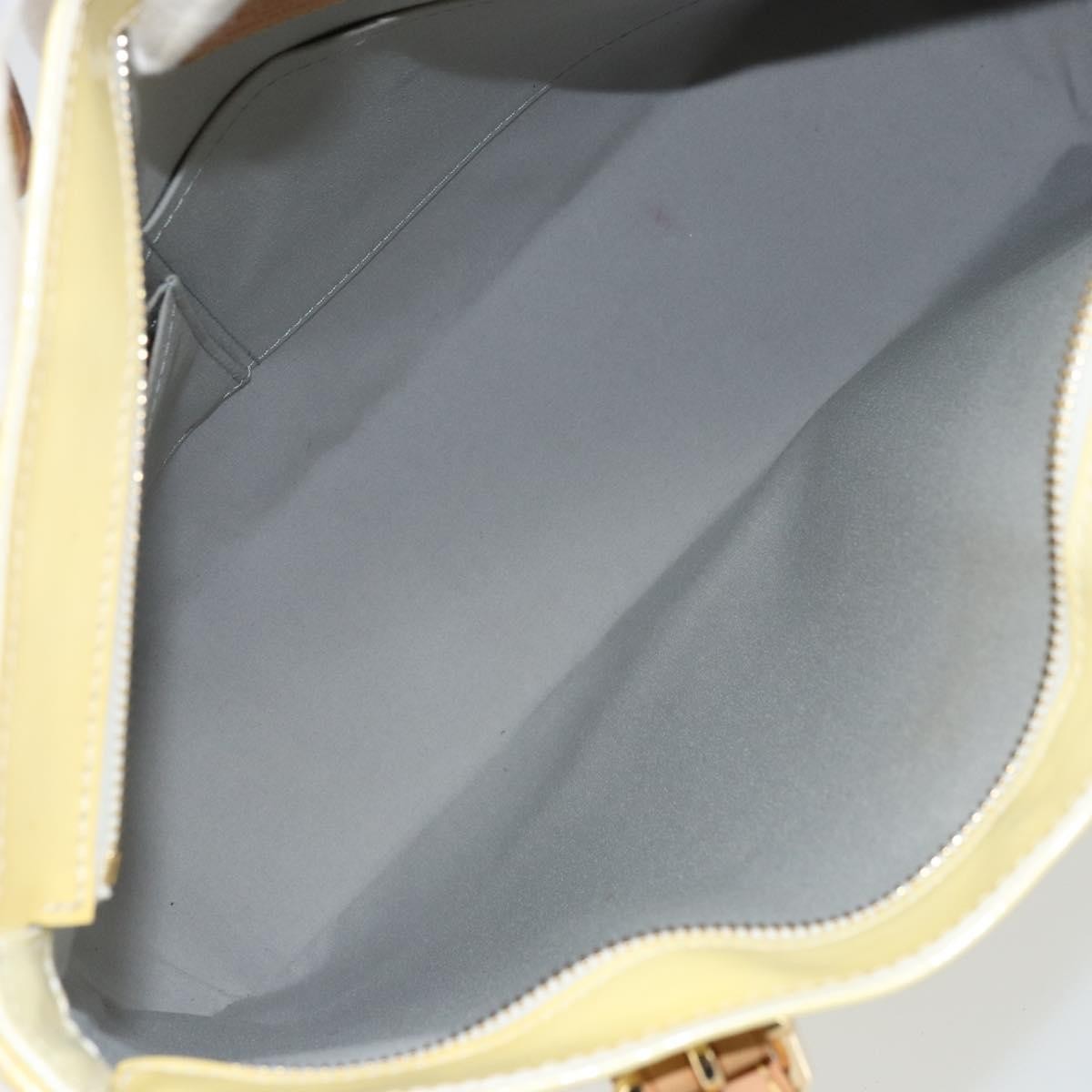 Louis Vuitton Brentwood Handbag Monogram Vernis Yellow Patent_Leather Tote Bag