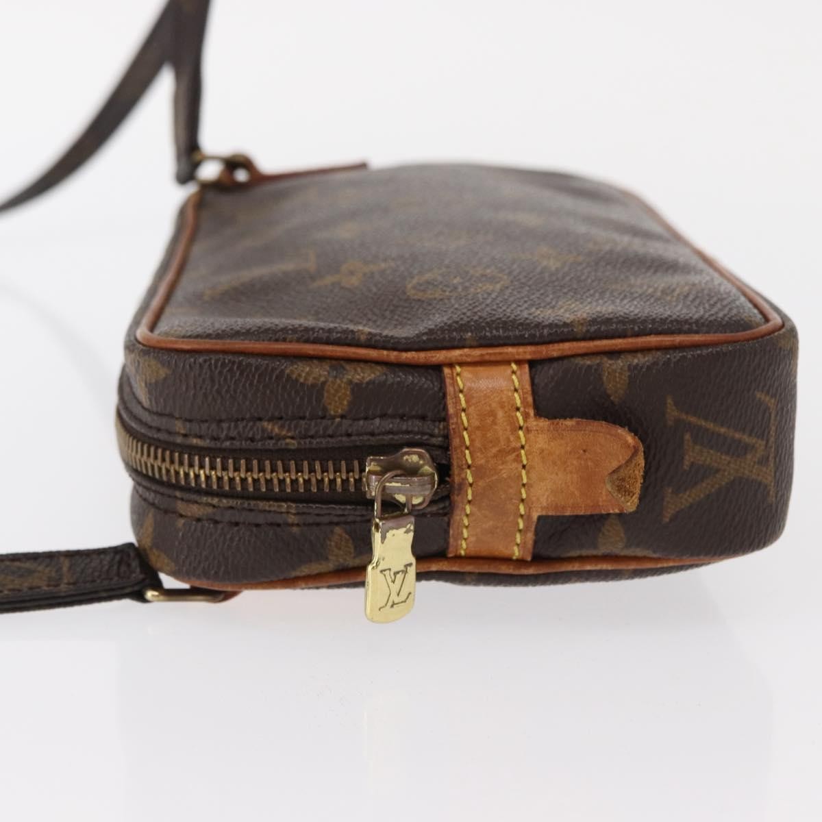 Louis Vuitton Pochette Marly Bandouliere Bag Monogram Canvas Brown Canvas Shoulder Bag