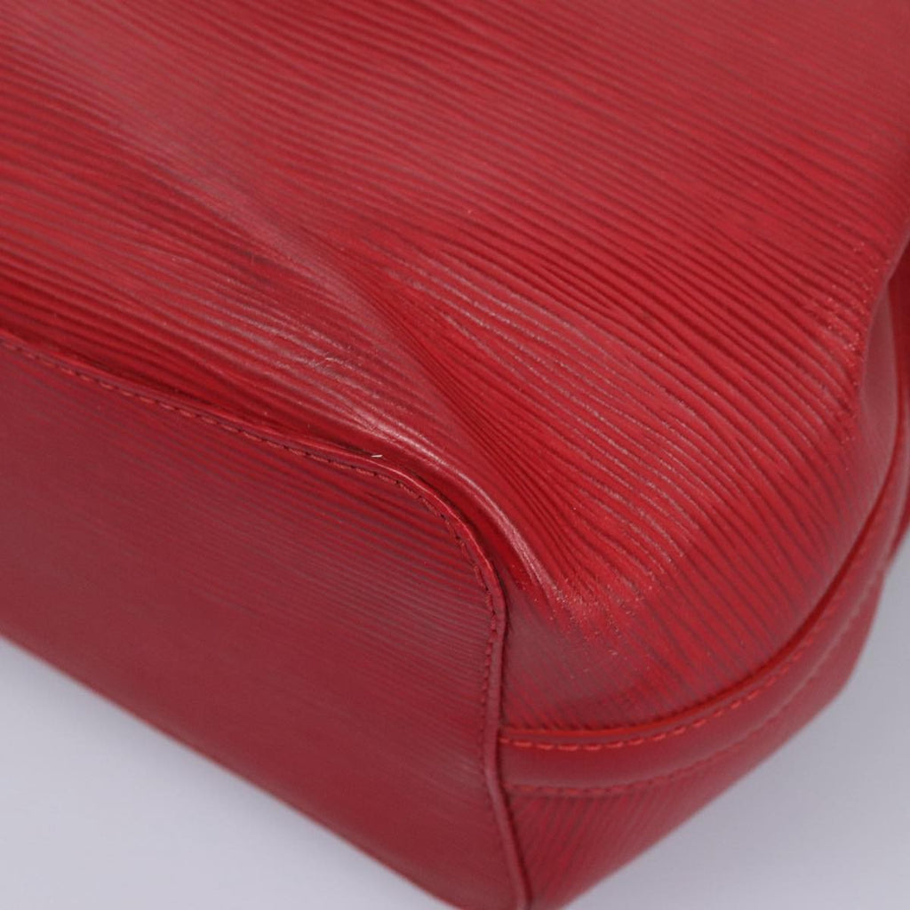 Louis Vuitton Mandara Handbag Epi Leather Red Leather Shoulder Bag