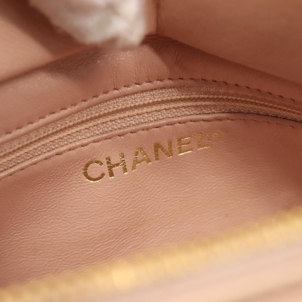 Chanel Petite Timeless Tote Quilted Calfskin Beige Leather Bag