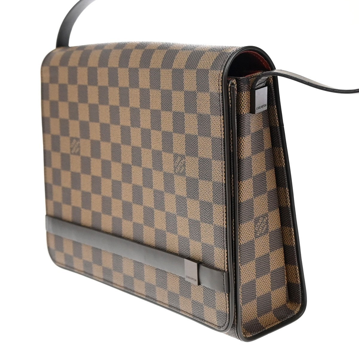 Louis Vuitton Tribeca Handbag Damier Brown Leather Shoulder Bag