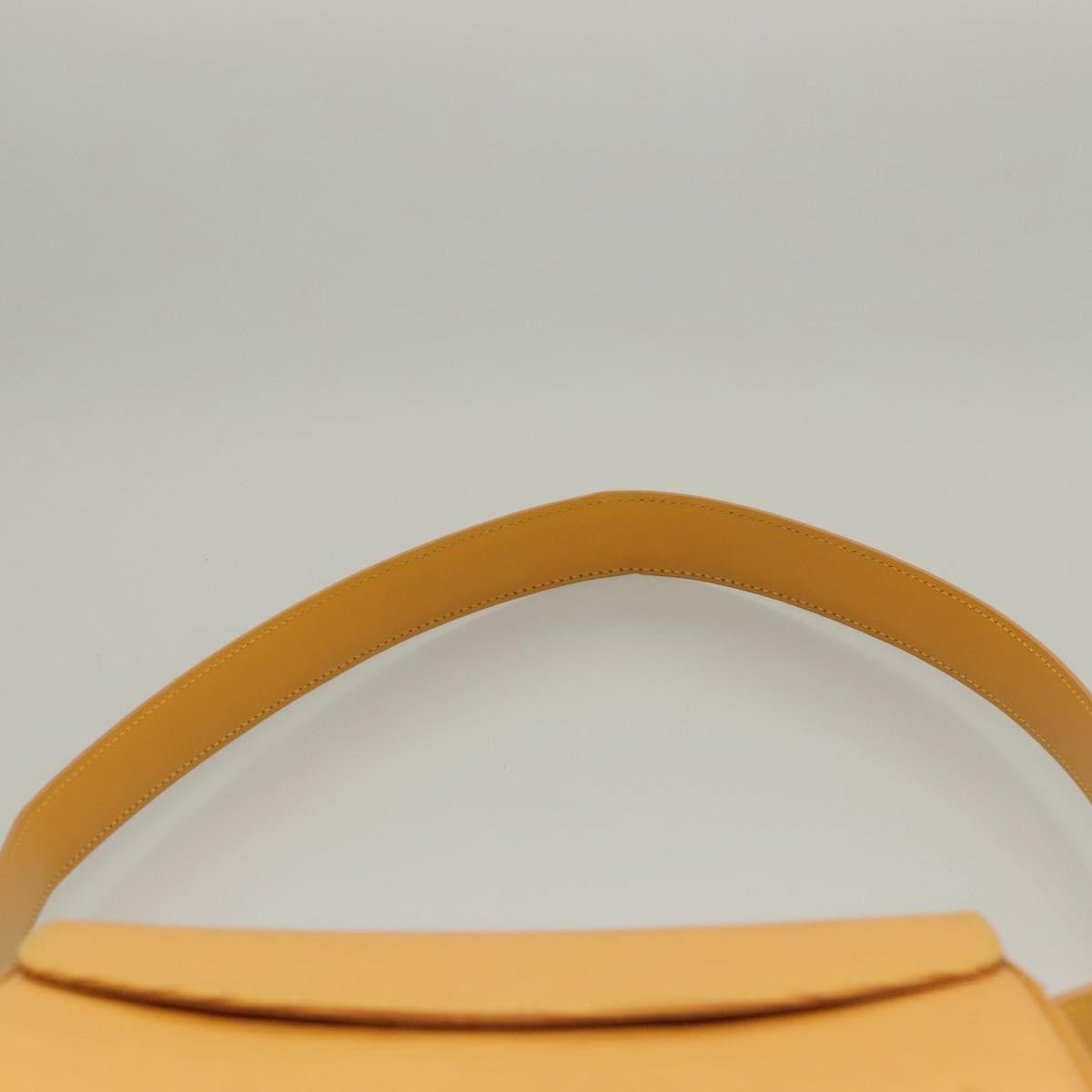 Louis Vuitton Buci Handbag Epi Leather Yellow Leather Shoulder Bag