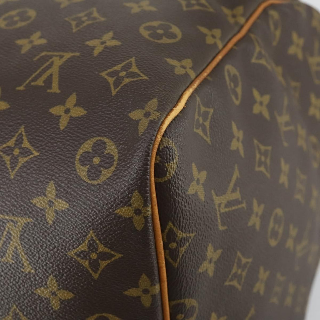 Louis Vuitton Keepall Bag Monogram Canvas Brown Canvas Travel Bag